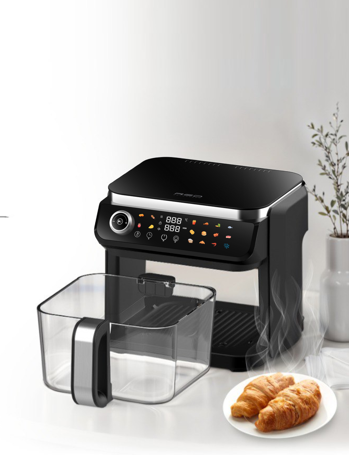 ECO Аэрогриль RED colorcook G550W Белый - изображение RedTop