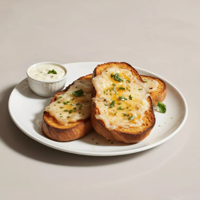 Чесночные тосты с сыром в RED ColorCook