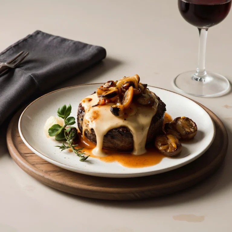 stejk s syrom i gribami RedTop