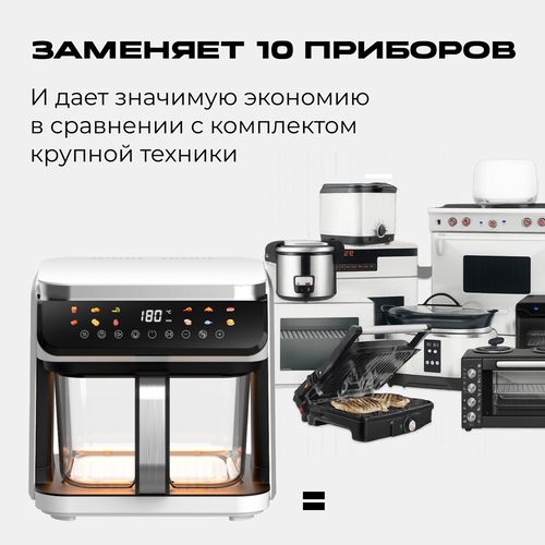 Замена и хранение приборов для аэрогриля RED ColorCook