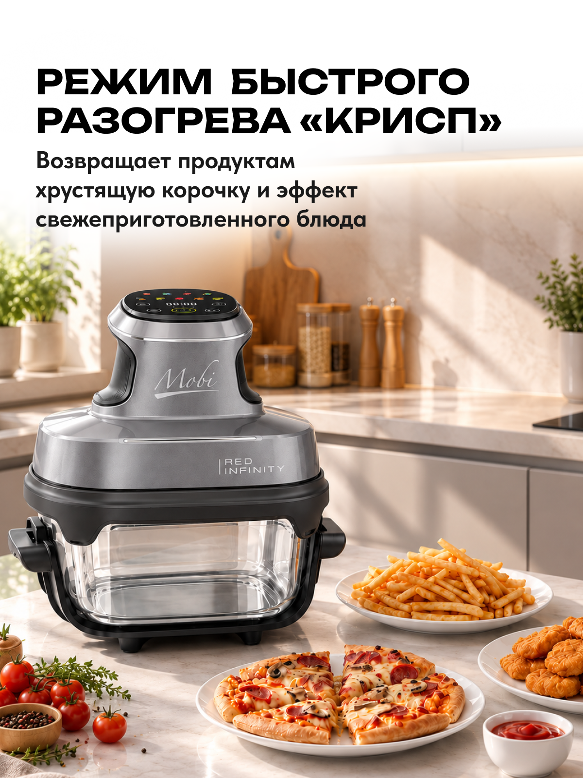 Режим «Крисп» на MOBI G400